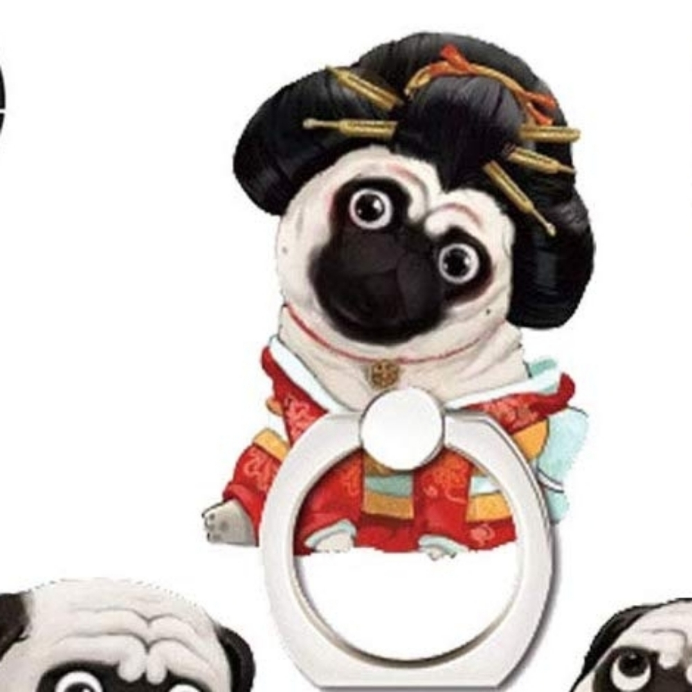 NWOT Pug phone/tablet ring 360 stand